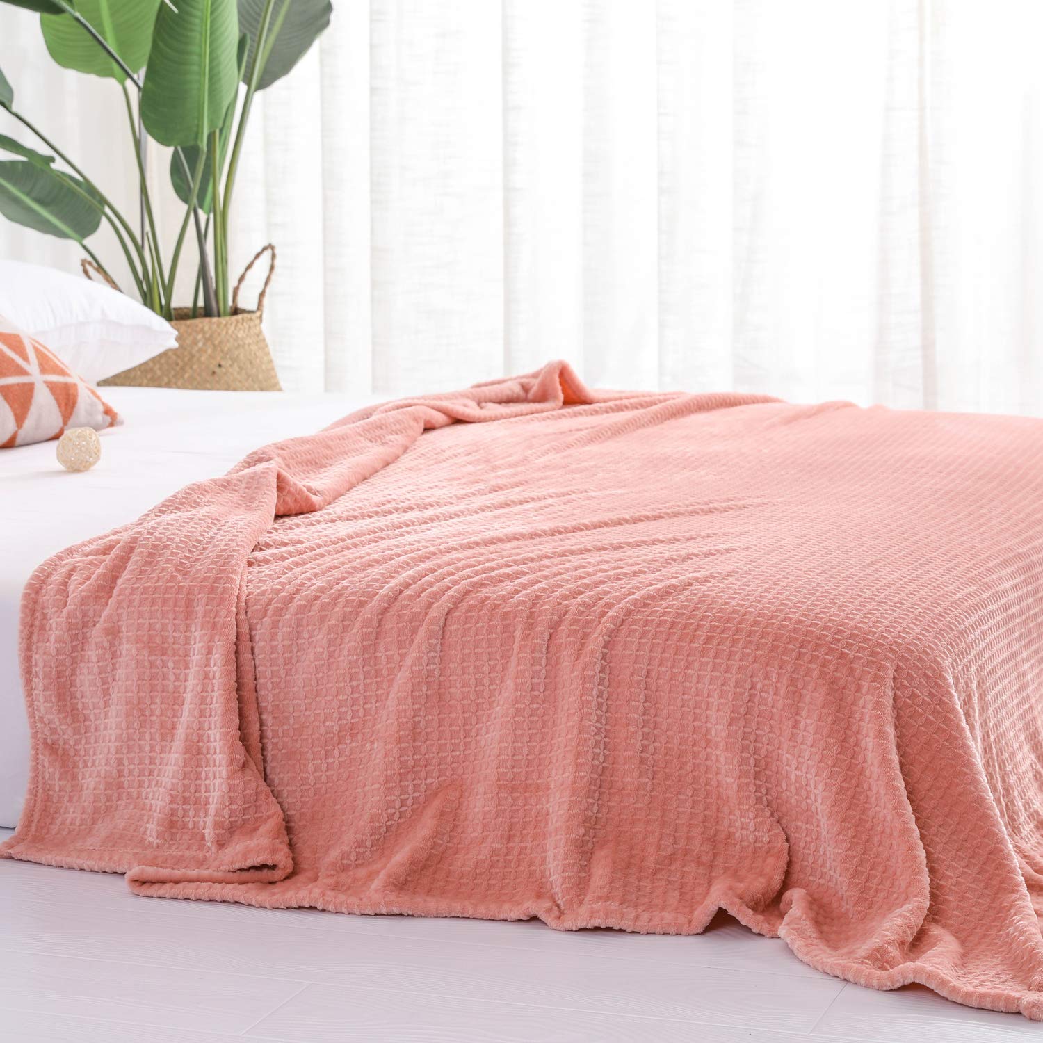 Throw Over Nap Gift Bedspread Warm Soft Casual Blanket Sofa Fluffy Shaggy UK